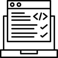 Code Correction Icon Design vector