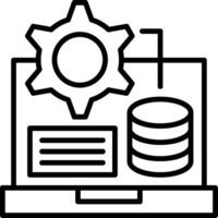 Database Icon Design vector