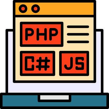 codificación idioma icono diseño vector