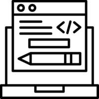 Edit Code Icon Design vector
