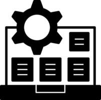 Algorithm Icon Design vector
