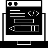Edit Code Icon Design vector