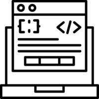Code Processor Icon Design vector