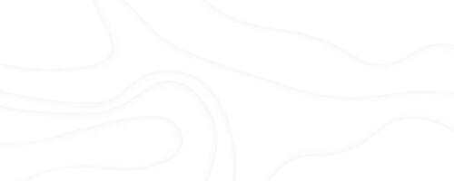 Minimalist White Wavy Background Design vector