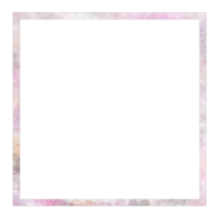 An abstract square frame on a transparent background png