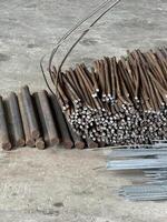 steel rod for the construction photo
