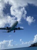 Maho Beach St. Maarten Airplane Landing photo