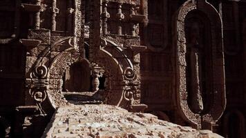 Enigmatic Stone Structure With Intricate Carvings video