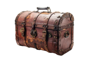 Traveler's Trunk On Transparent Background. png