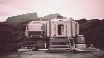 Spaceship Parked on Rock video