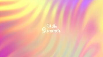 Summer gradient background. Bright colorful warm summer colors. Gradient background in pink and yellow colors with soft transitions. Great for covers, branding, poster, banner. illustration. vector