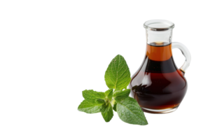 Syrup Mint On Transparent Background. png