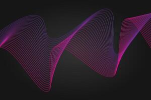 Innovative wave designs for creative projects. Digital frequency equalizer imagery. Modern line art backdrop. Vectors illustration with wavy gradient lines. Fluid curved stripes, sophisticated style.