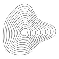 Wavy topography lines. Abstract contour art. Natural terrain patterns. Geometric elevation shapes. vector