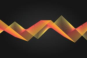 Artistic wave elements for digital design. Frequency track equalizer visual. Modern linear art background. Vectors gradient waves and lines. Softly curved stripes, fluid design.
