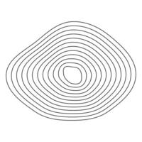 Rhythmic contour lines. Geometric topography art. Natural terrain patterns. Abstract elevation shapes. vector