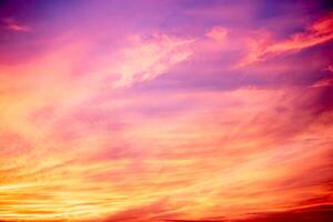 Beautiful , luxury soft gradient orange gold clouds and sunlight on the blue sky perfect for the background, take in everning,Twilight, Large size, high definition landscape photo