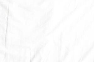 Abstract White Bedding Sheets or White wrinkled fabric background texture and Texture with copy-space Creased or wrinkled white fabric,Soft focus photo