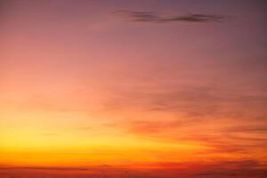 Beautiful , luxury soft gradient orange gold clouds and sunlight on the blue sky perfect for the background, take in everning,Twilight, Large size, high definition landscape photo