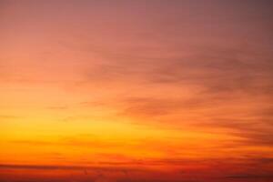 Beautiful , luxury soft gradient orange gold clouds and sunlight on the blue sky perfect for the background, take in everning,Twilight, Large size, high definition landscape photo
