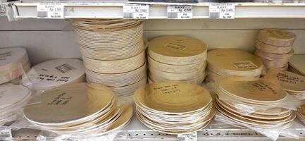 Coang supermarket shelf display. One of the complete cake and food equipment and ingredients stores in Makassar. South Sulawesi, Indonesia - August 7 2024 photo