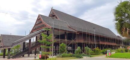 The Balla Lompoa Museum is the palace and center of government of the Gowa kingdom. South Sulawesi, Indonesia - August 7 2024 photo