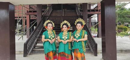 The Balla Lompoa Museum is the palace and center of government of the Gowa kingdom. South Sulawesi, Indonesia - August 7 2024 photo