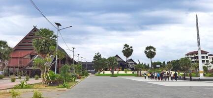 The Balla Lompoa Museum is the palace and center of government of the Gowa kingdom. South Sulawesi, Indonesia - August 7 2024 photo