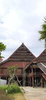 The Balla Lompoa Museum is the palace and center of government of the Gowa kingdom. South Sulawesi, Indonesia - August 7 2024 photo