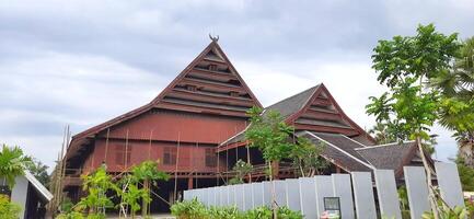 The Balla Lompoa Museum is the palace and center of government of the Gowa kingdom. South Sulawesi, Indonesia - August 7 2024 photo