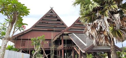 The Balla Lompoa Museum is the palace and center of government of the Gowa kingdom. South Sulawesi, Indonesia - August 7 2024 photo
