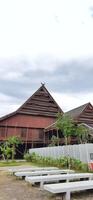 The Balla Lompoa Museum is the palace and center of government of the Gowa kingdom. South Sulawesi, Indonesia - August 7 2024 photo