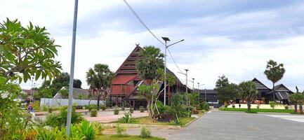 The Balla Lompoa Museum is the palace and center of government of the Gowa kingdom. South Sulawesi, Indonesia - August 7 2024 photo