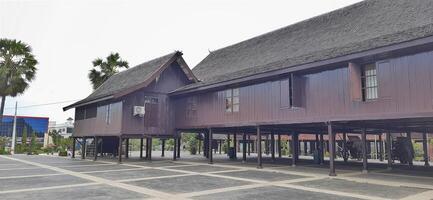 The Balla Lompoa Museum is the palace and center of government of the Gowa kingdom. South Sulawesi, Indonesia - August 7 2024 photo