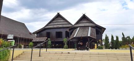The Balla Lompoa Museum is the palace and center of government of the Gowa kingdom. South Sulawesi, Indonesia - August 7 2024 photo