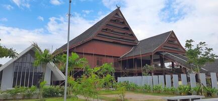 The Balla Lompoa Museum is the palace and center of government of the Gowa kingdom. South Sulawesi, Indonesia - August 7 2024 photo