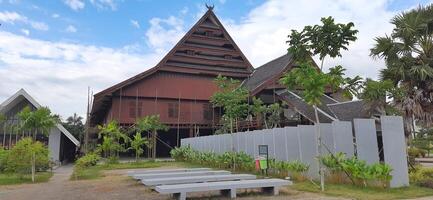 The Balla Lompoa Museum is the palace and center of government of the Gowa kingdom. South Sulawesi, Indonesia - August 7 2024 photo