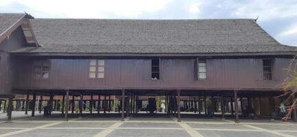 The Balla Lompoa Museum is the palace and center of government of the Gowa kingdom. South Sulawesi, Indonesia - August 7 2024 photo