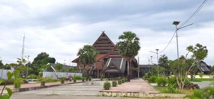 The Balla Lompoa Museum is the palace and center of government of the Gowa kingdom. South Sulawesi, Indonesia - August 7 2024 photo