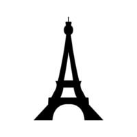 Eiffel Tower icon vector
