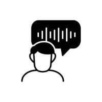 intonation solid icon design good for web or mobile app vector
