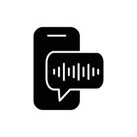 ringtone solid icon design good for web or mobile app vector