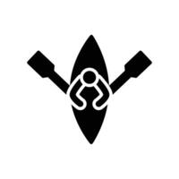 kayak solid icon design good for web or mobile app vector