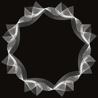 AN AMAZING FRAME MADE WITH WHITE WIREFRAME vector