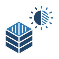 Textural Contrasts icon line illustration vector