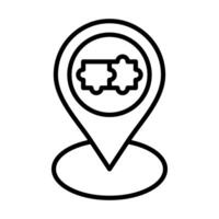 Unity Zone icon line illustration vector