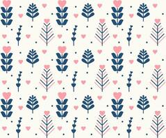 Love heart pattern seamless background. Design with heart pastel color tone. . vector