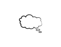 Bubble speech icon. vector