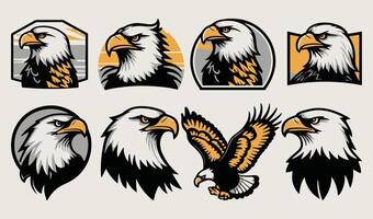 Impressive Eagle Graphics for Logo and Branding vector