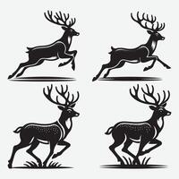 Rustic Deer Line Art for Heritage Hunting Brands vector